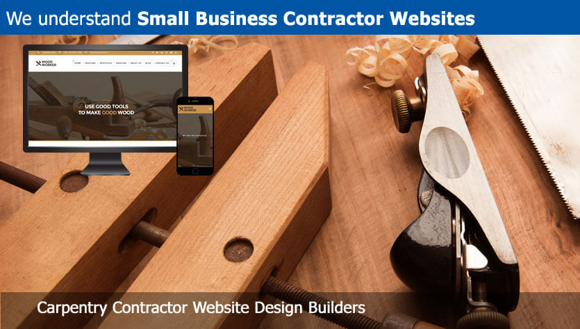 carpentry contractor website design