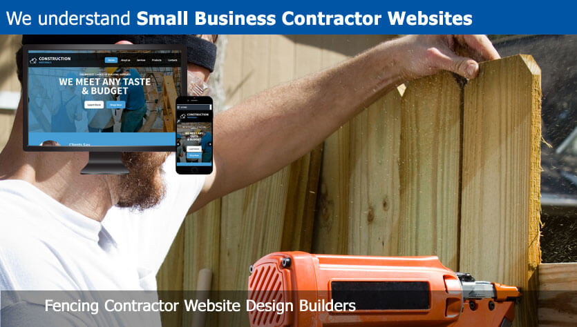 fencing contractor website design