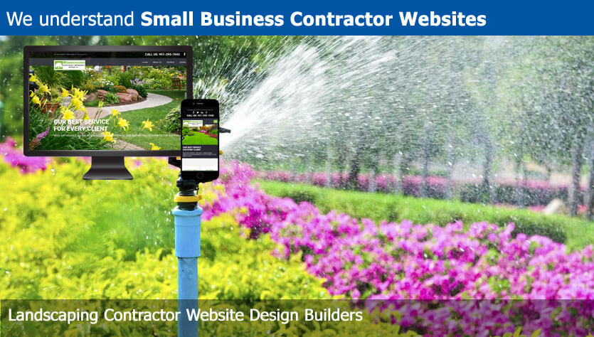 landscaping contractor website design