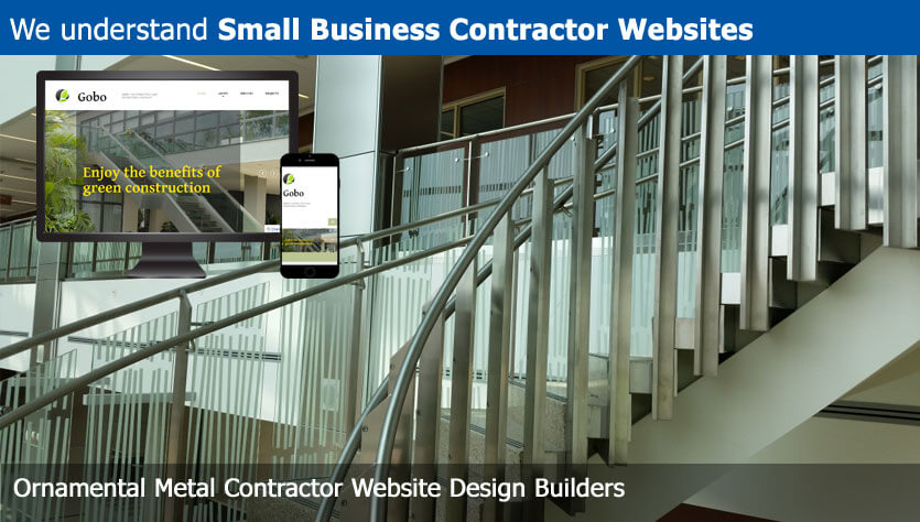 ornamental metal contractor website design