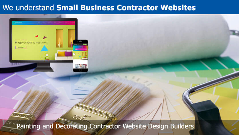 painting and decorating contractor website design