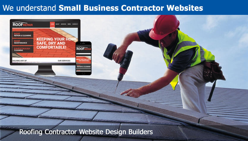 roofing contractor website design